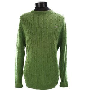 Cable Wool Blend Knit Sweater 